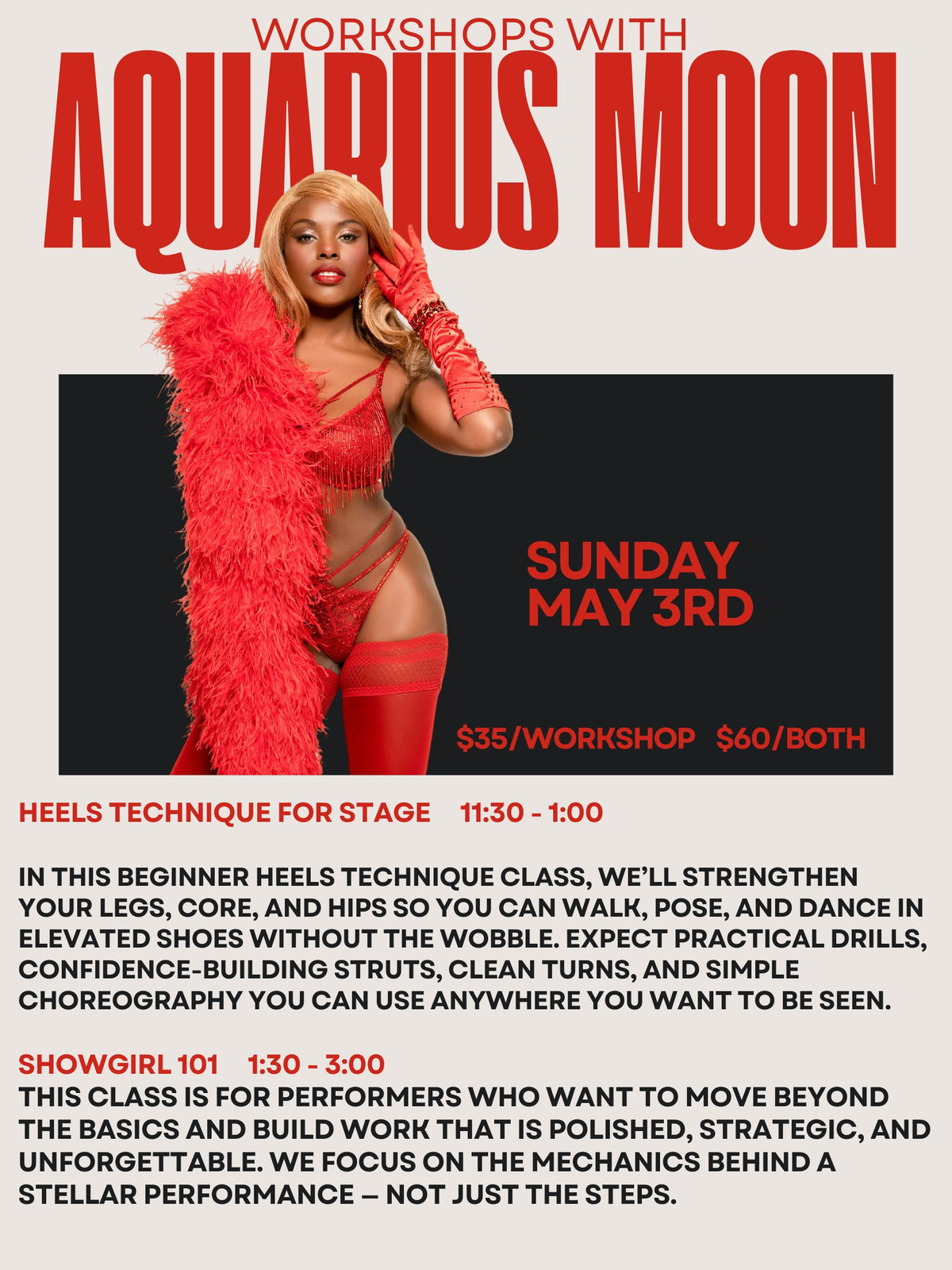 Workshops with Aquarius Moon