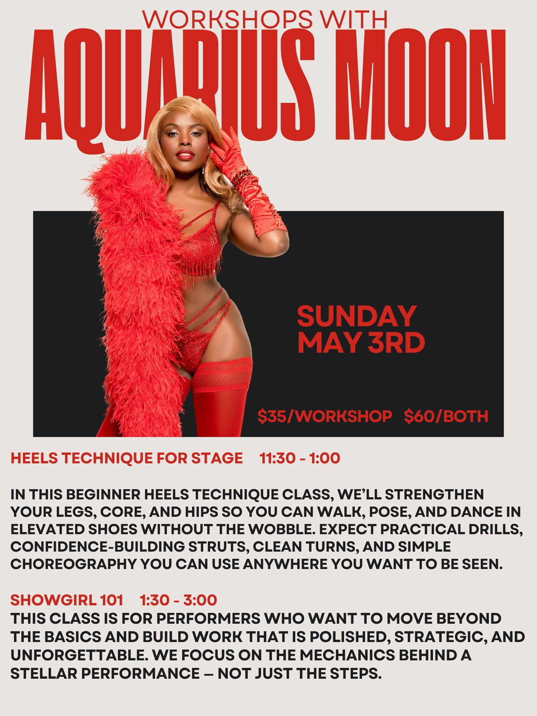Workshops with Aquarius Moon